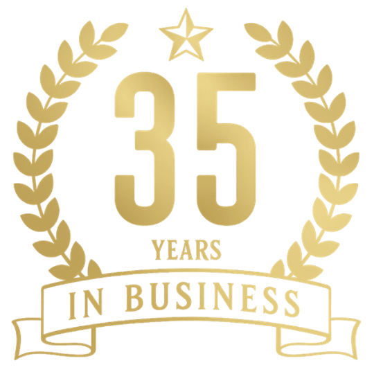 35 years in business 
